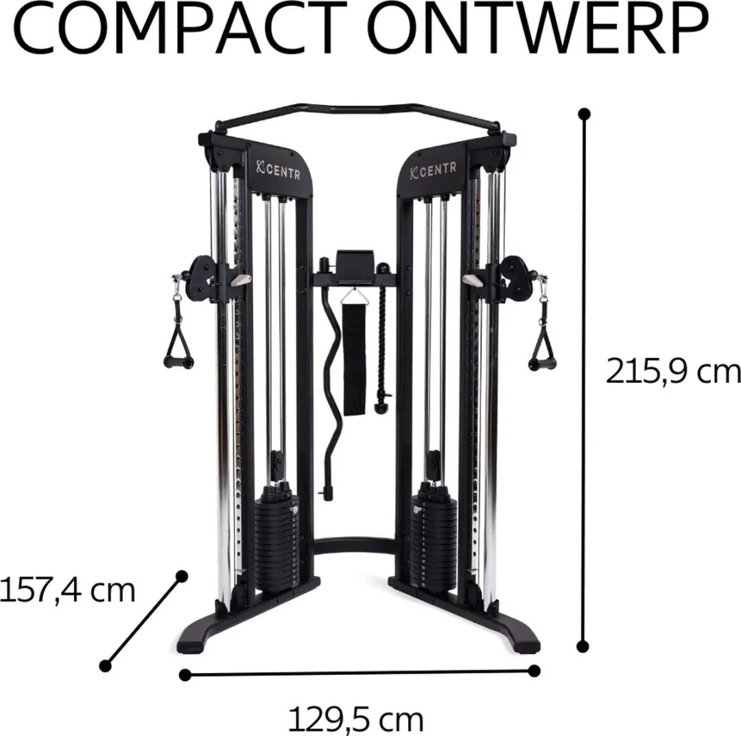 Centr 2 Home Gym Krachtstation - Zwart