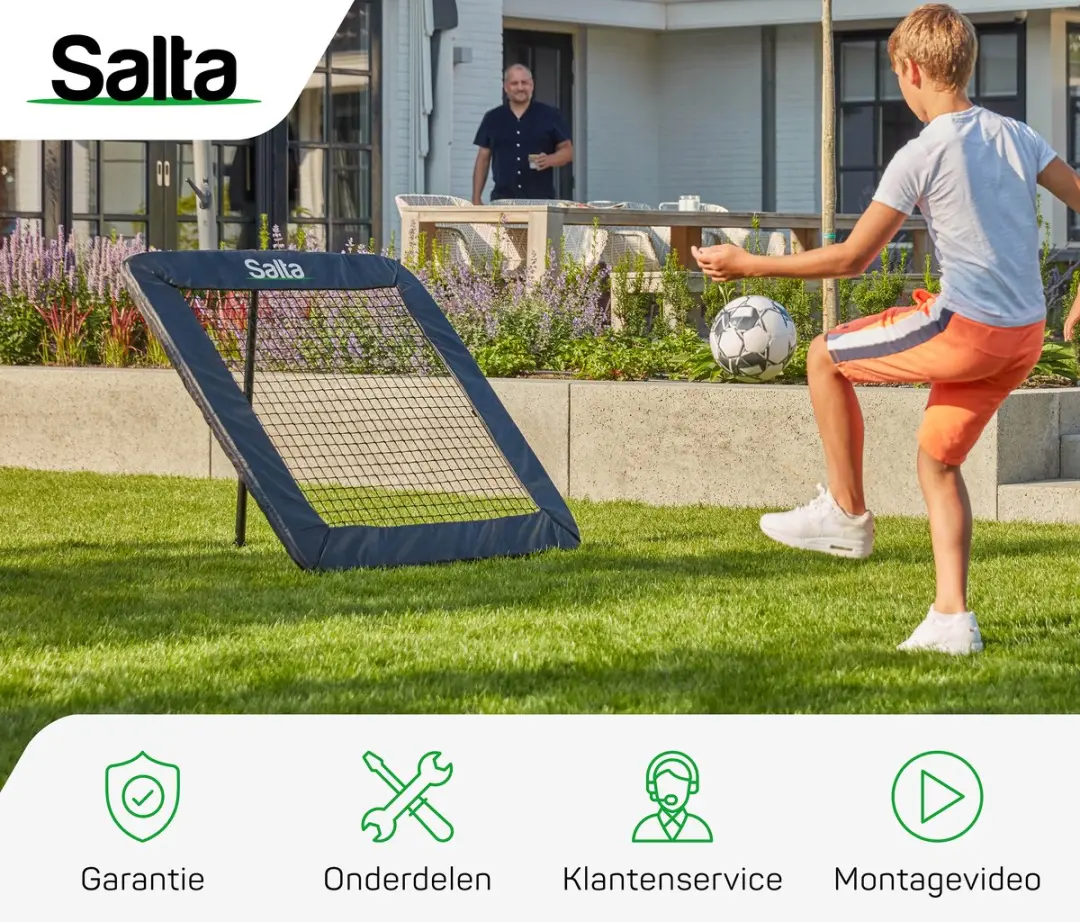 Salta Motion Rebounder 164x164cm - Zwart