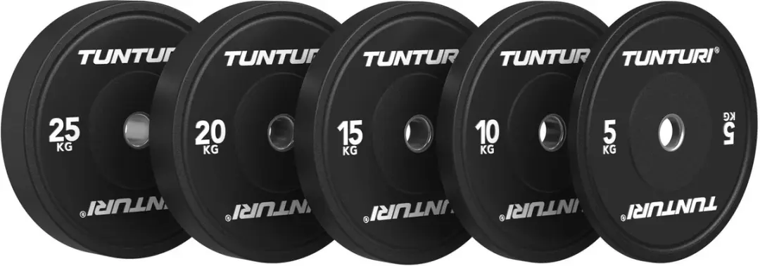 Tunturi Platinum Halterschijven 5kg - Zwart