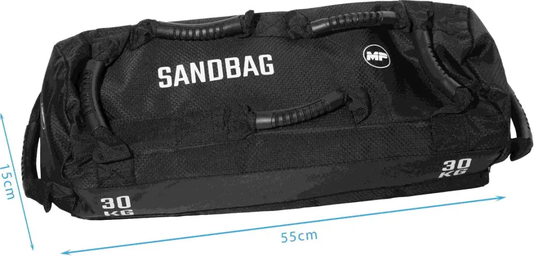 Muscle Power MP7012 Competitie Sandbag 30kg - 3x10kg Zwart