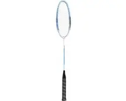 Nils NR204 Aluminium Badmintonracket - Zwart/Blauw - met Koffer