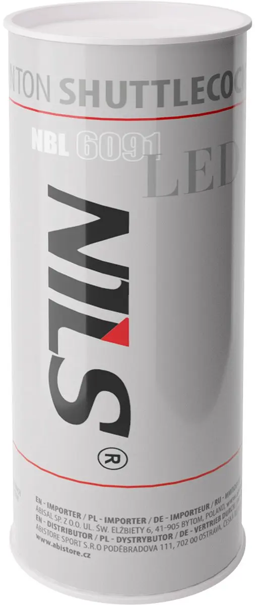 Nils NBL6091 Badmintonshuttle - Nylon - 3 Stuks