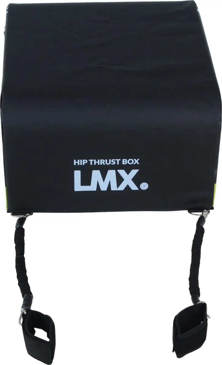 LifeMaxx LMX1265 Hip Thrust Box - 60x55cm - Zwart