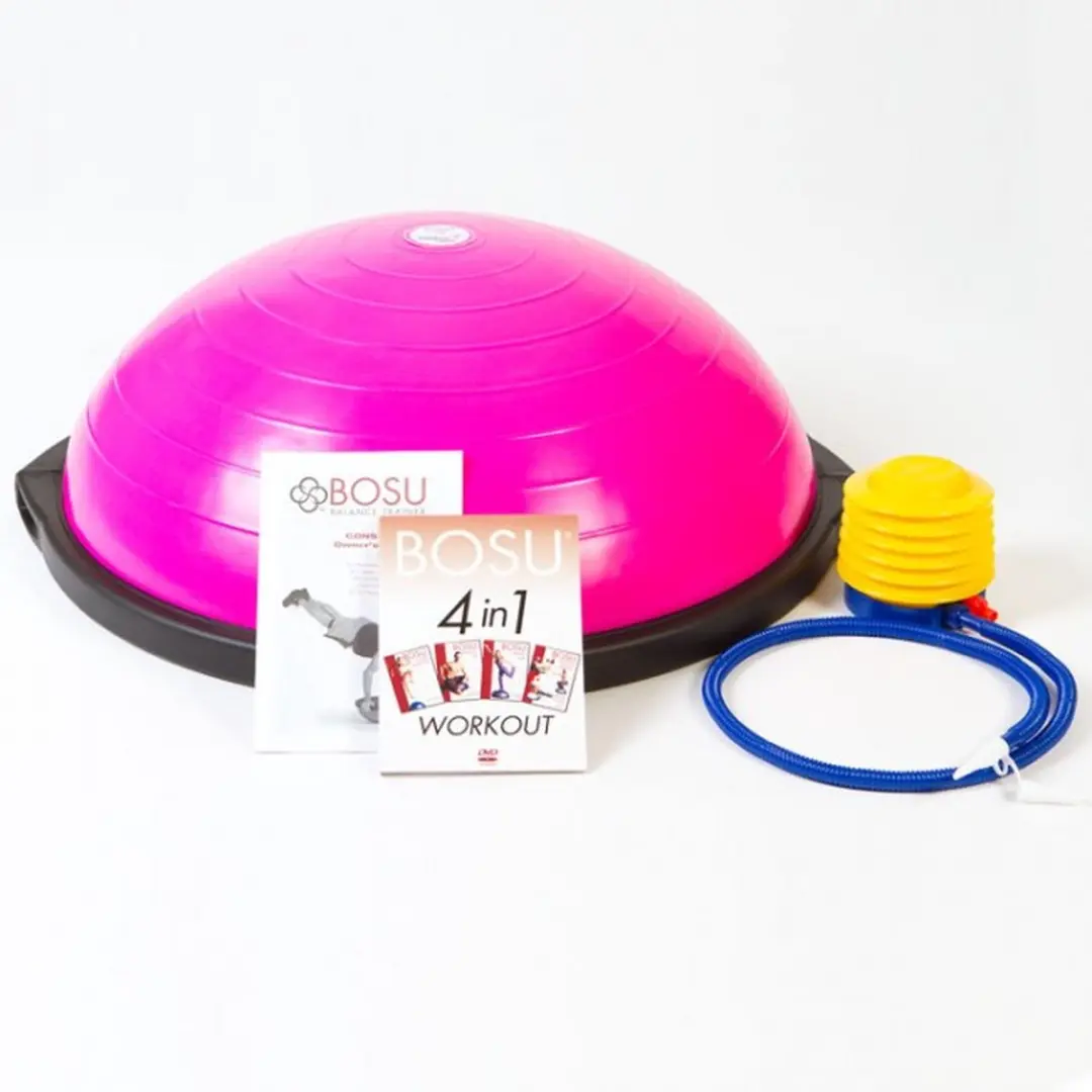 Bosu Balanstrainer Home Edition Roze - Ø65cm - 135kg - afbeelding 6 van 6