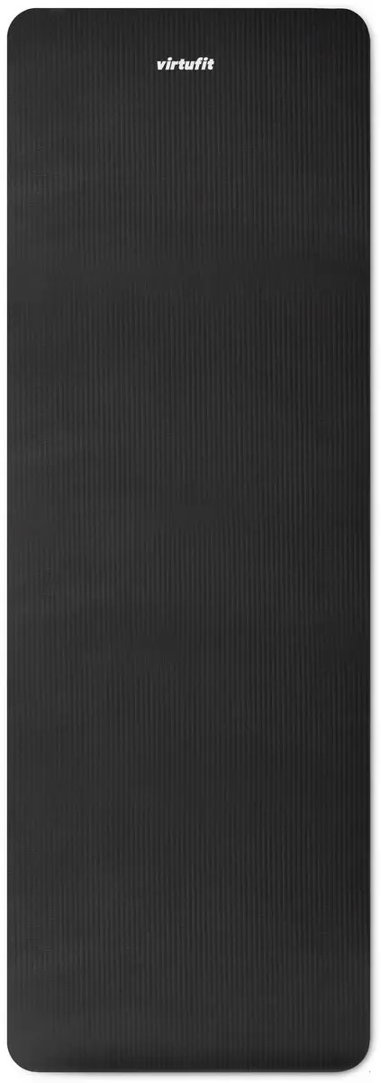 Virtufit NBR Fitnessmat 180x60cm Zwart - afbeelding 6 van 6