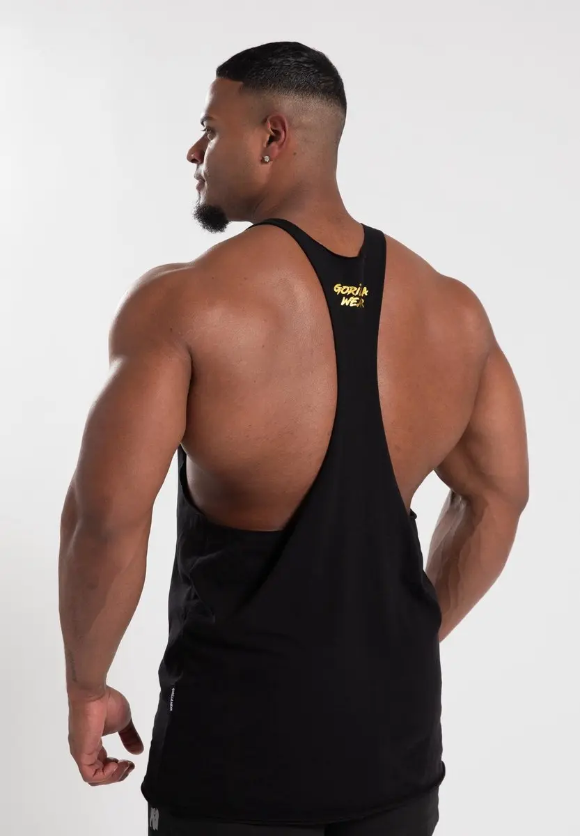 Gorilla Wear Melrose Stringer - L - Zwart/Goud