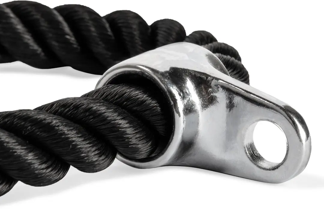 VirtuFit Triceps Touw - Krachtstation - One Size - Zwart
