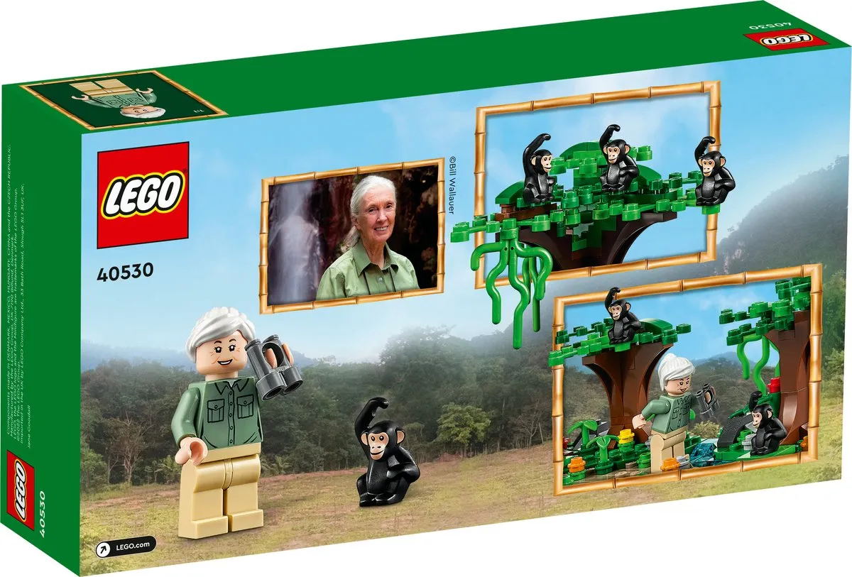 LEGO Eerbetoon aan Jane Goodall 40530 - 276 Stukken - 1 Minifiguur - afbeelding 6 van 6