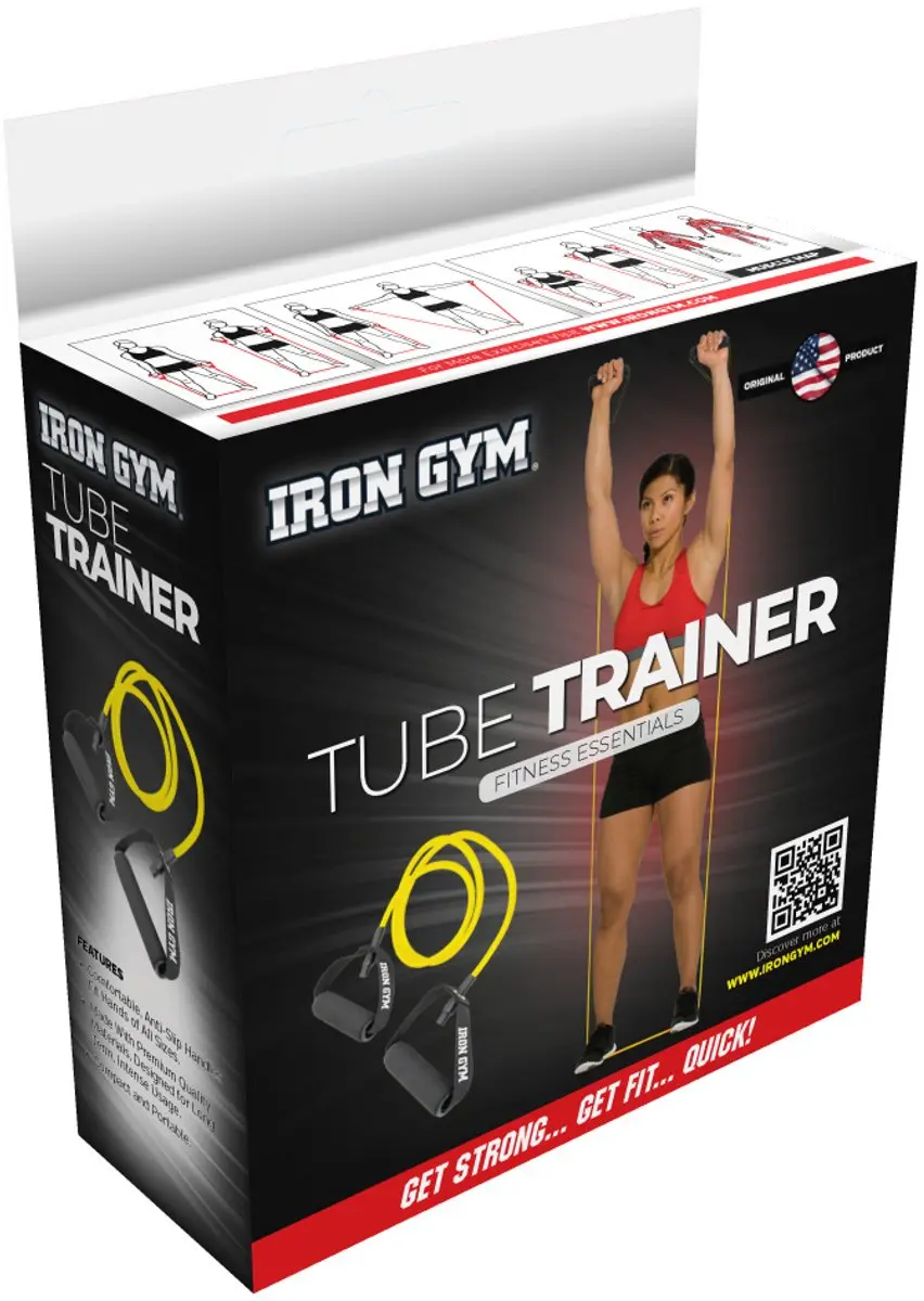 Iron Gym Weerstandstube Trainer - Geel