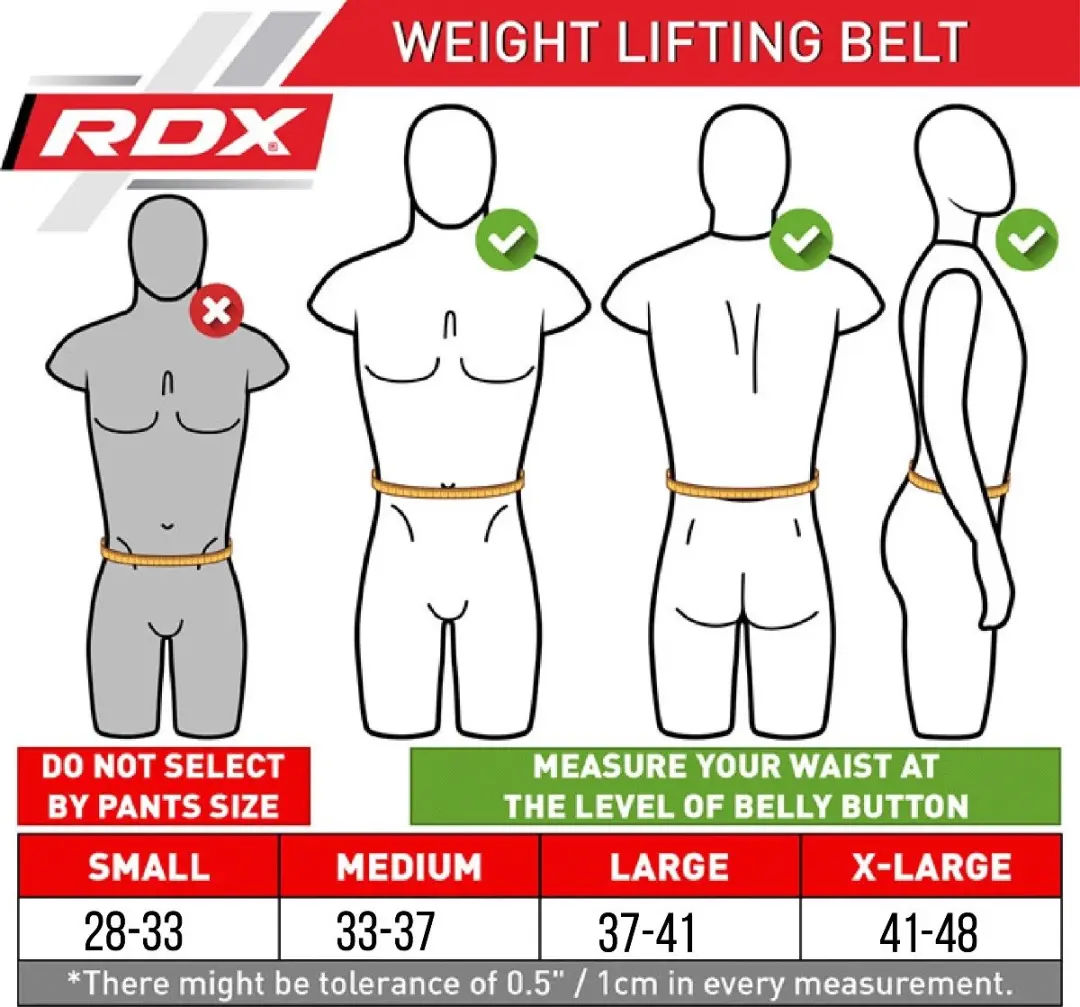 RDX Sports X3 Gewichtsriem - Neopreen Rood