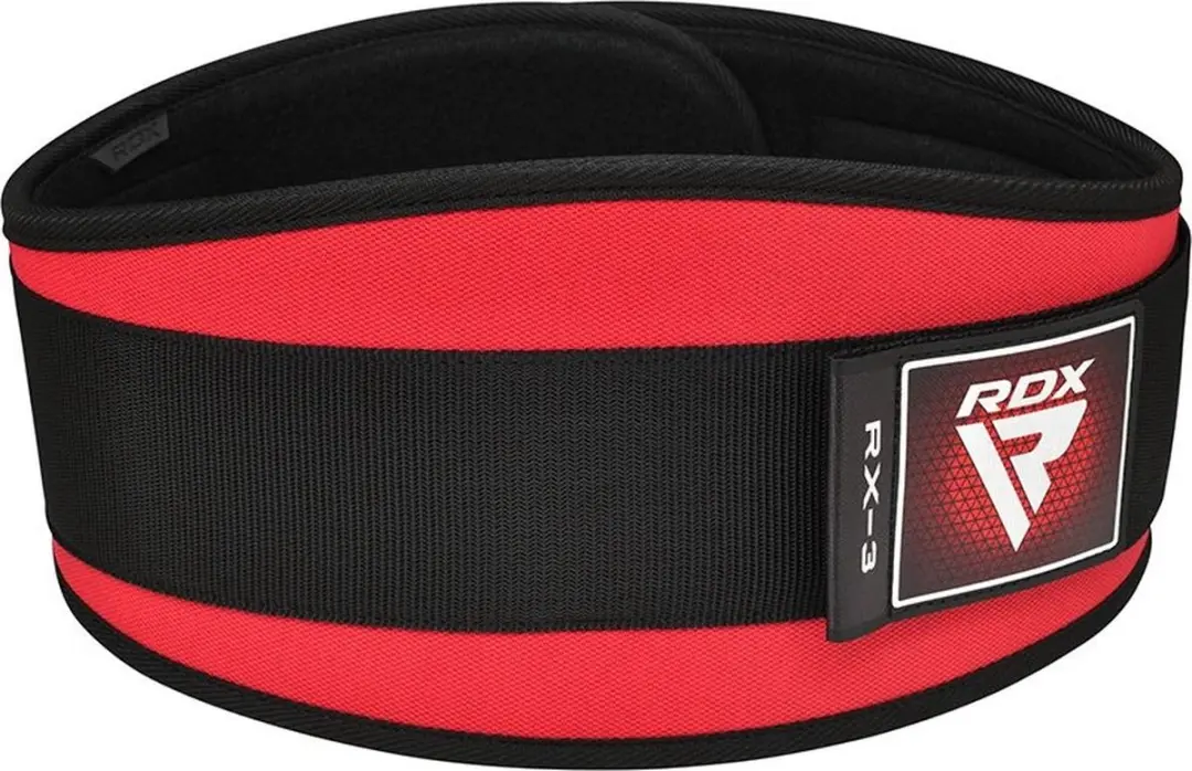 RDX Sports X3 Gewichtsriem - Neopreen Rood