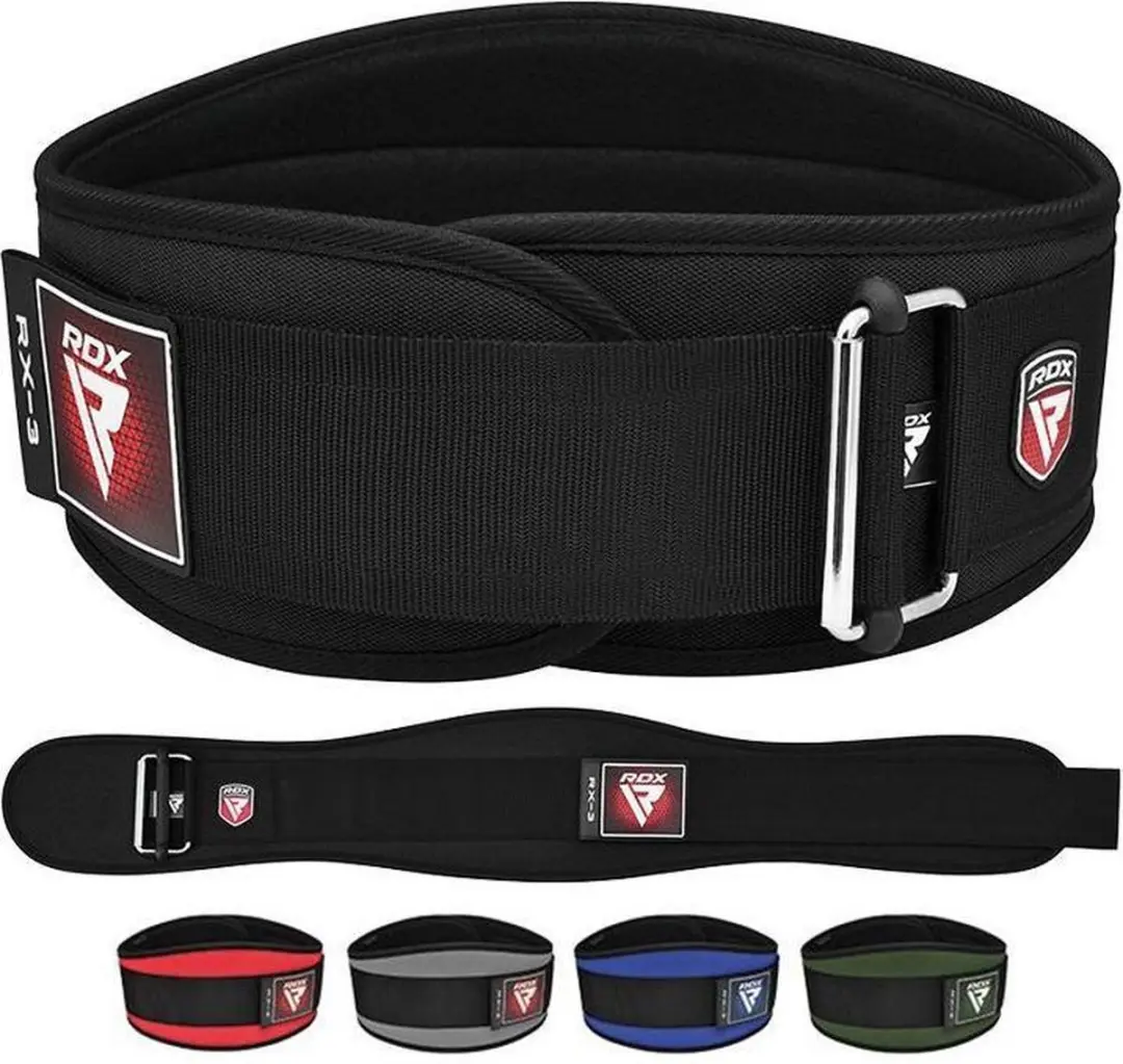 RDX Sports X3 Gewichtsriem - Neopreen Rood