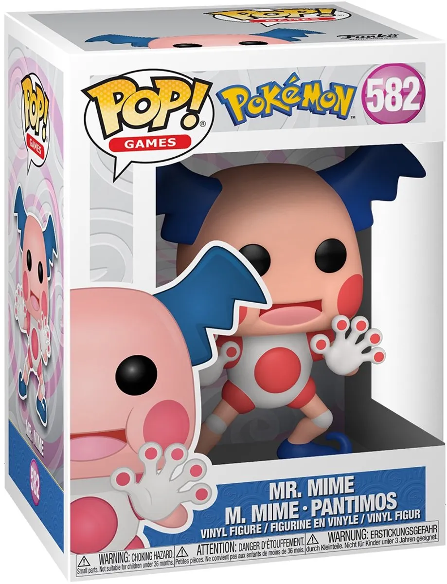 Funko Pop! Mr. Mime Pokémon Verzamelfiguur 9cm - Multicolours
