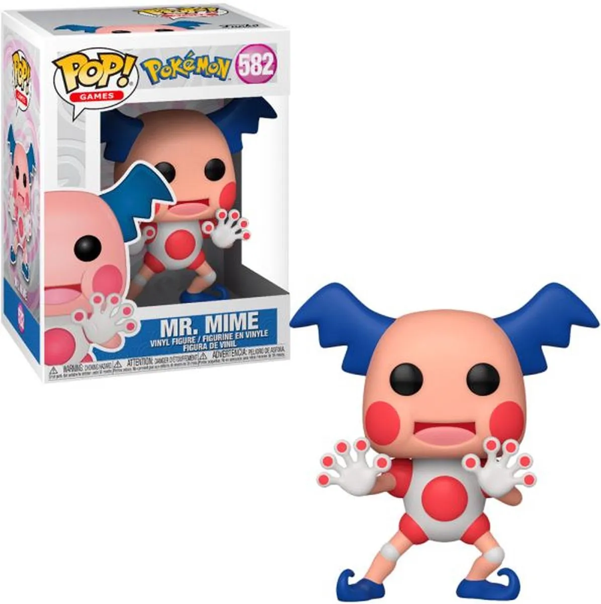 Funko Pop! Mr. Mime Pokémon Verzamelfiguur 9cm - Multicolours - afbeelding 6 van 6