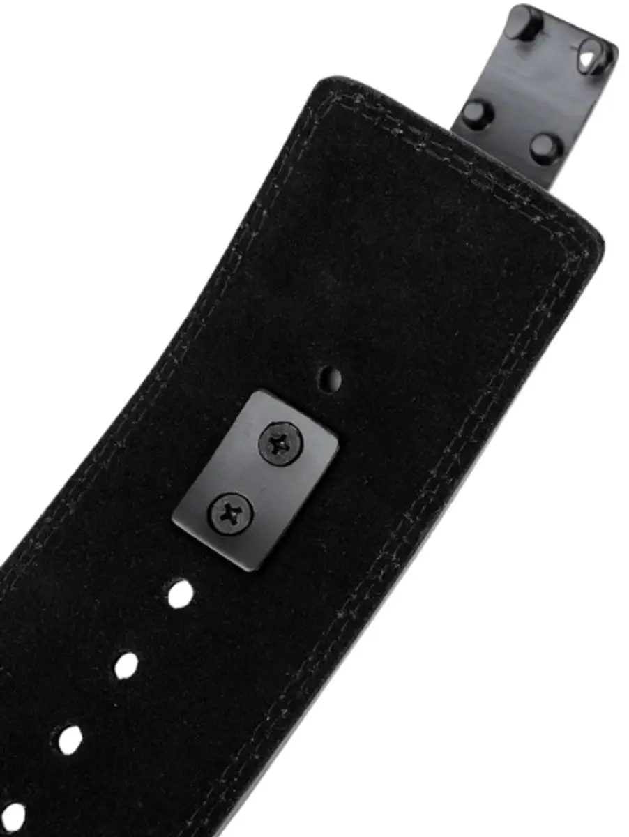 Gorilla Wear Halterriem 4 Inch Carbon Leren - Zwart L