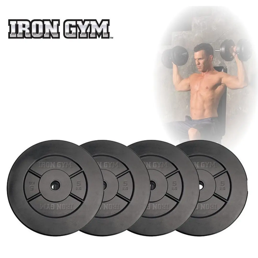 Iron Gym Halterschijven 20kg (4x5kg)
