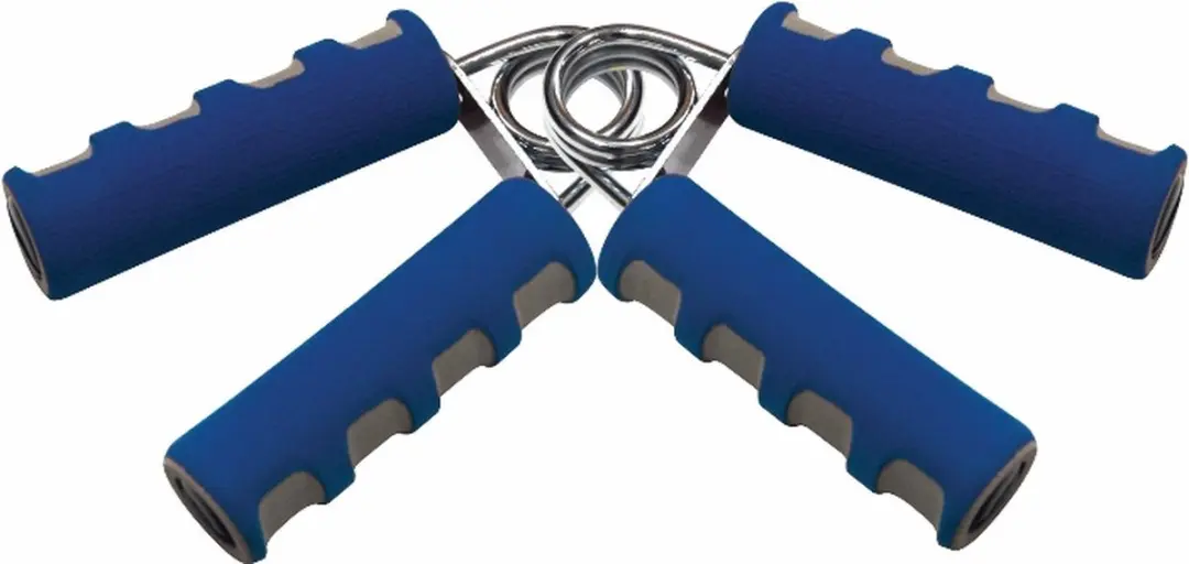 Tunturi Foam Handknijper - 2 Stuks - Blauw/Grijs