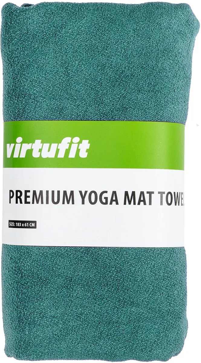 Virtufit Premium Yoga Handdoek 76x51cm - Ocean Green