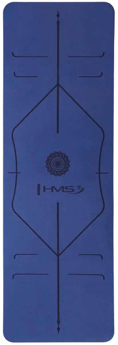 HMS Yoga Mat Donkerblauw 12mm