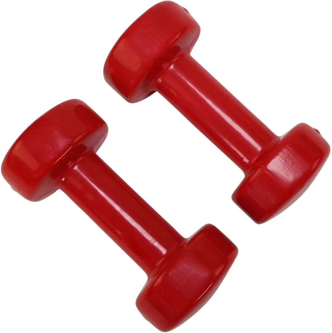 Tunturi Dumbbellset 2x3kg - Rood