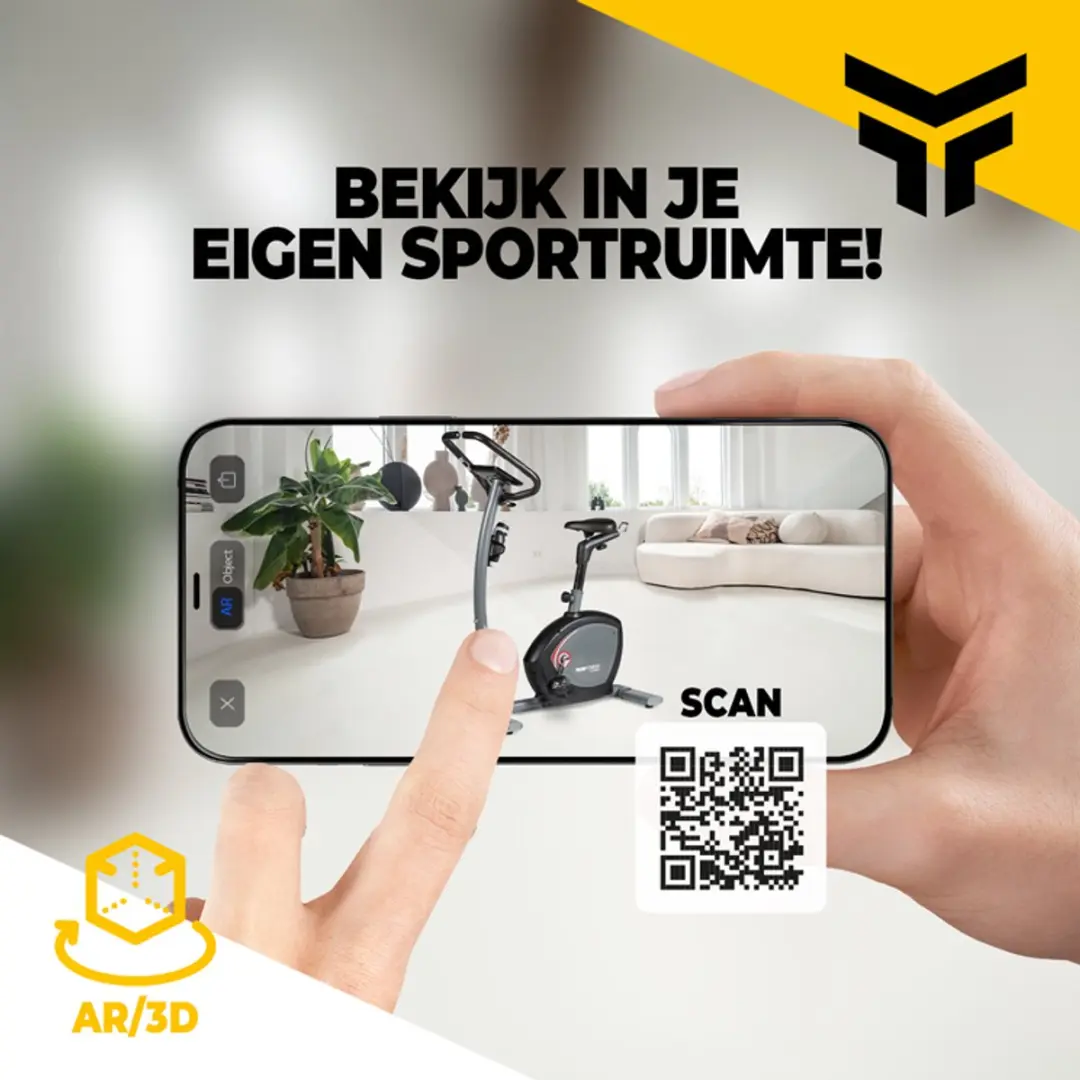 Flow Fitness Turner DHT750 Hometrainer - 21 Programma's - 32 Niveaus