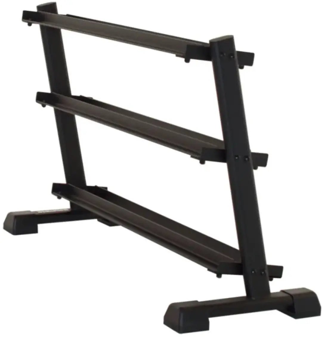 Inspire DBRHB 3-laags Dumbbellrek - Zwart