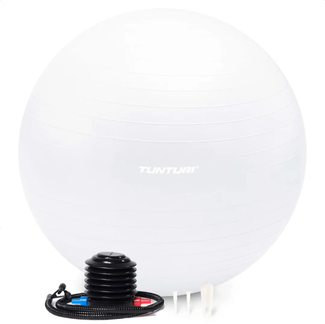 Tunturi Anti Burst Fitnessbal 75cm - 220 kg - Wit