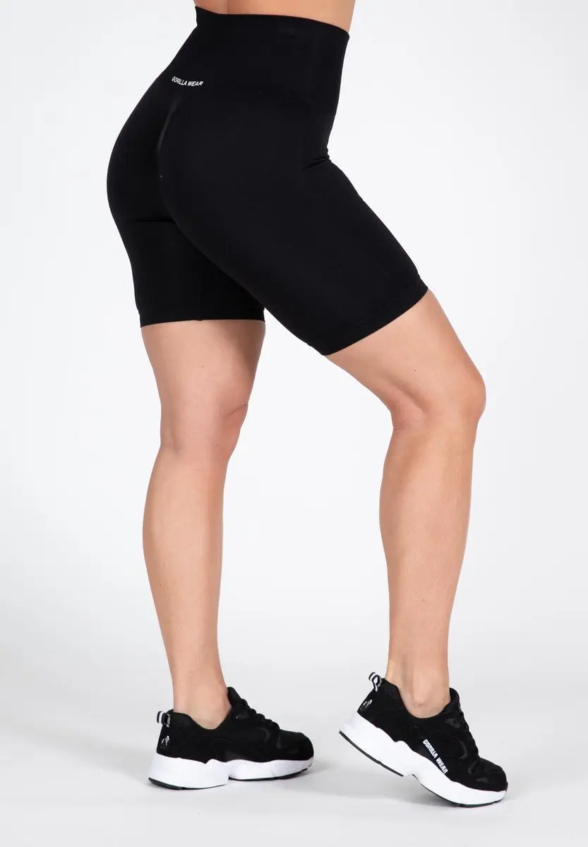 Gorilla Wear Quincy Seamless Cycling Shorts M/L - Zwart