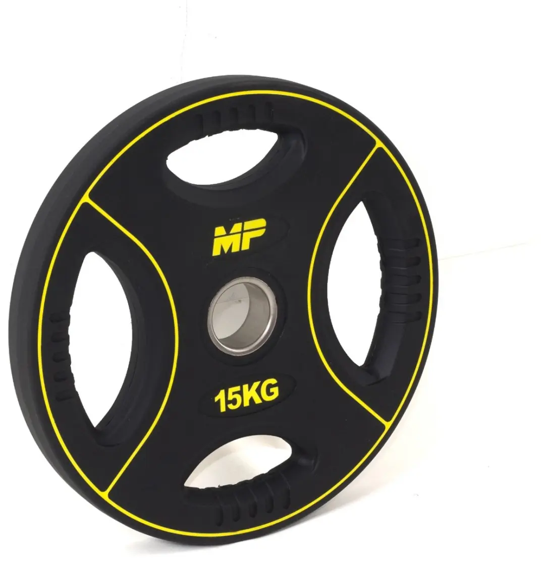 Muscle Power 15 kg Polyurethaan Halterschijf 50mm