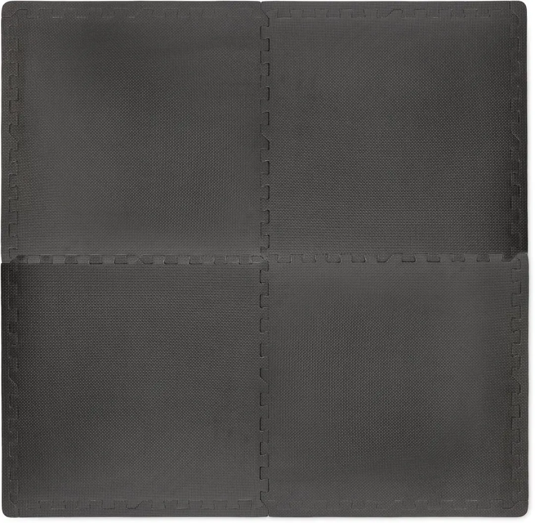 Virtufit Puzzelmat Set 120x120cm - 4 Stuks - Zwart