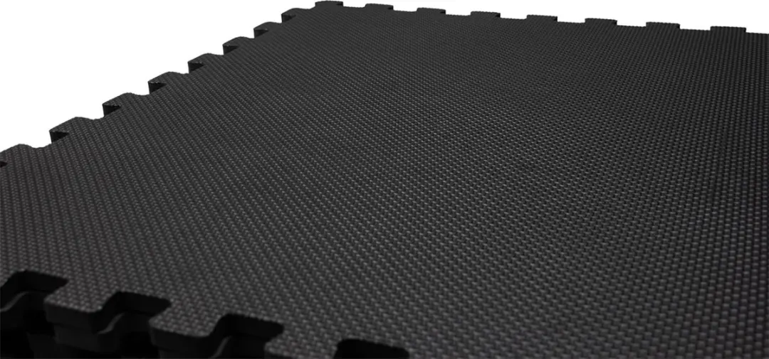 Virtufit Puzzelmat Set 120x120cm - 4 Stuks - Zwart