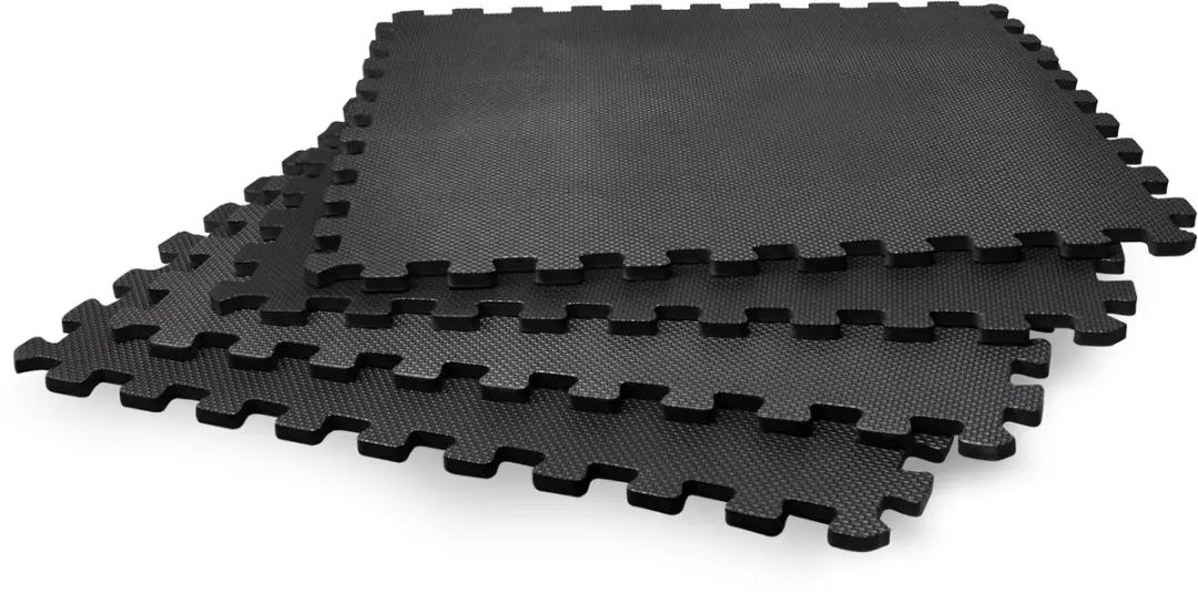 Virtufit Puzzelmat Set 120x120cm - 4 Stuks - Zwart - afbeelding 6 van 6