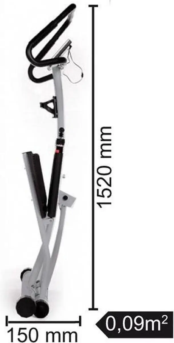 Toorx Stepper Force Mini Stepper - Met trainingscomputer - Grijs