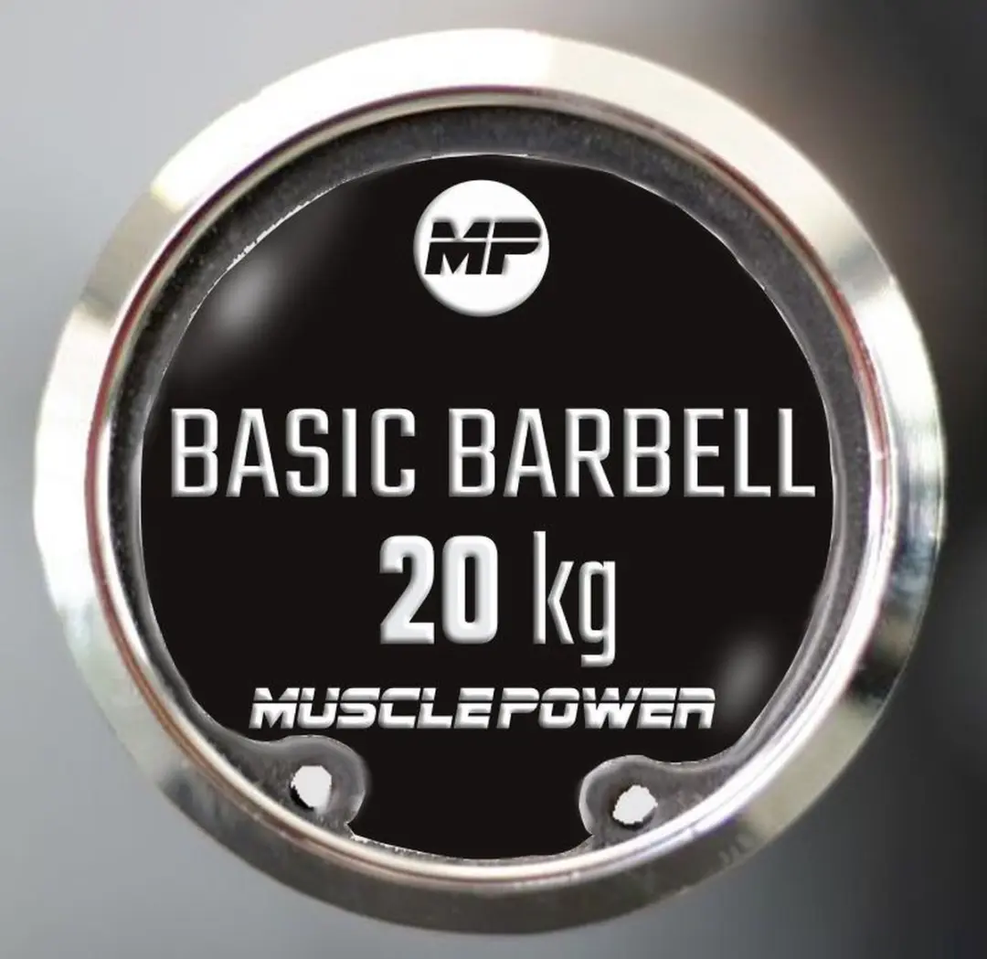 Muscle Power Olympische Halterstang 218cm - Chroom