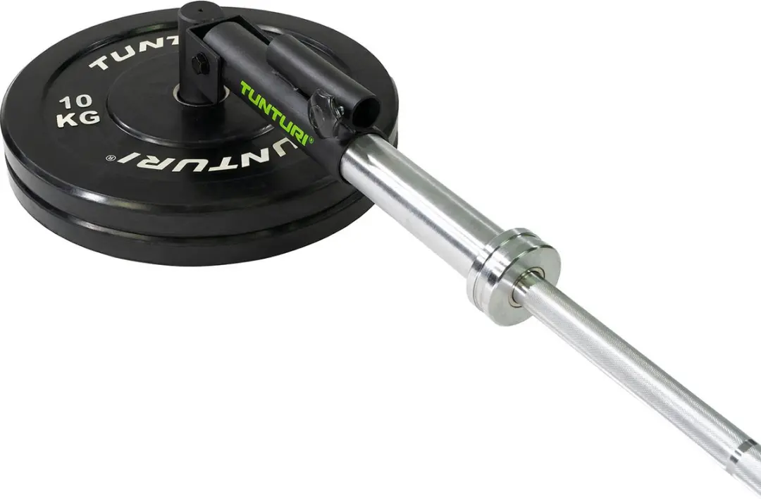 Tunturi T-Bar Row Platform - Landmine - Zwart/Groen