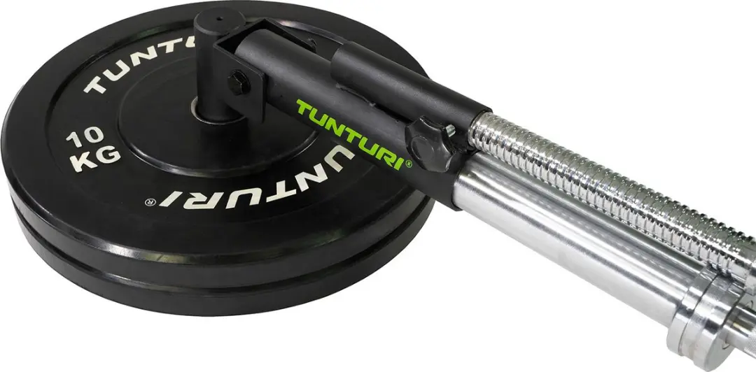 Tunturi T-Bar Row Platform - Landmine - Zwart/Groen