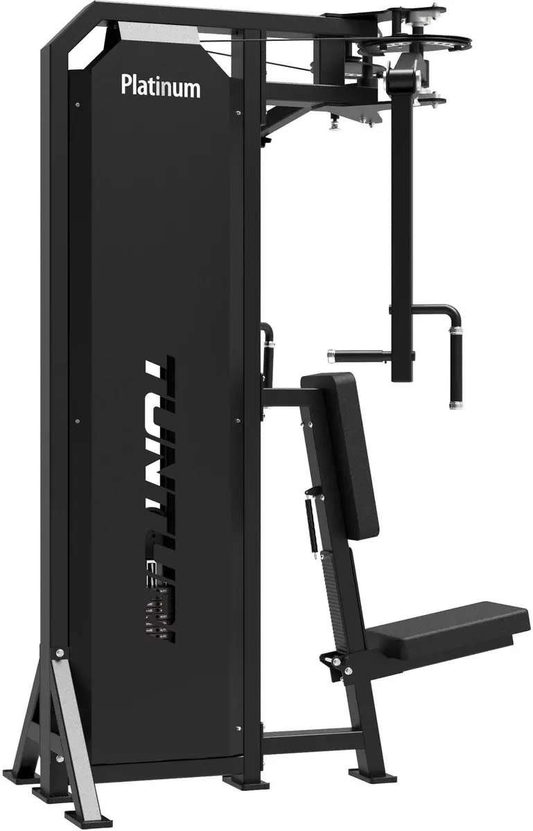 Tunturi Platinum Dual Pec Fly/Rear Delt Krachtstation 120kg - Zwart