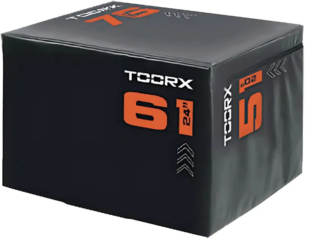 Toorx Fitness Soft Plyo Box 3-in-1 23kg - Zwart