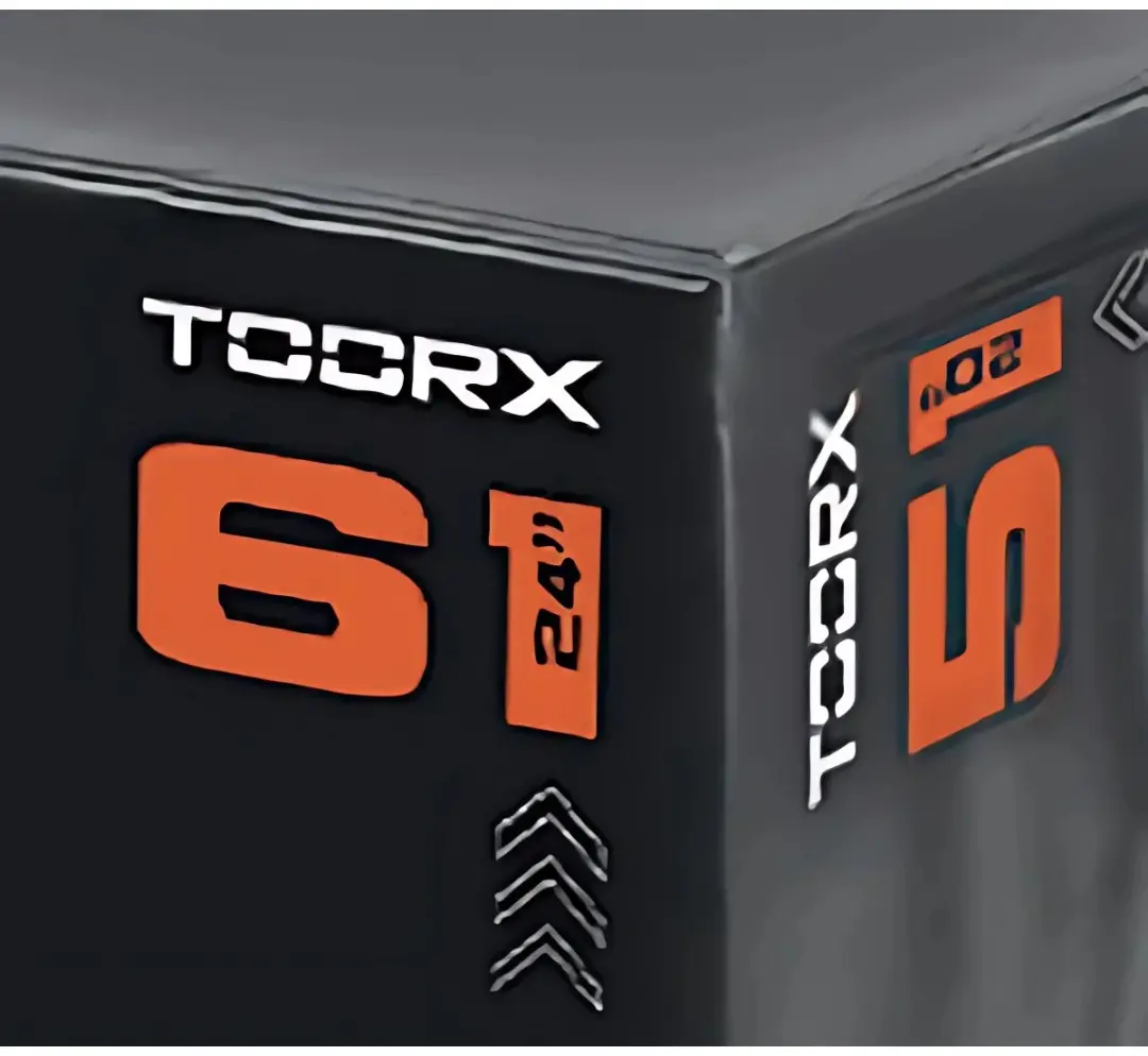 Toorx Fitness Soft Plyo Box 3-in-1 23kg - Zwart