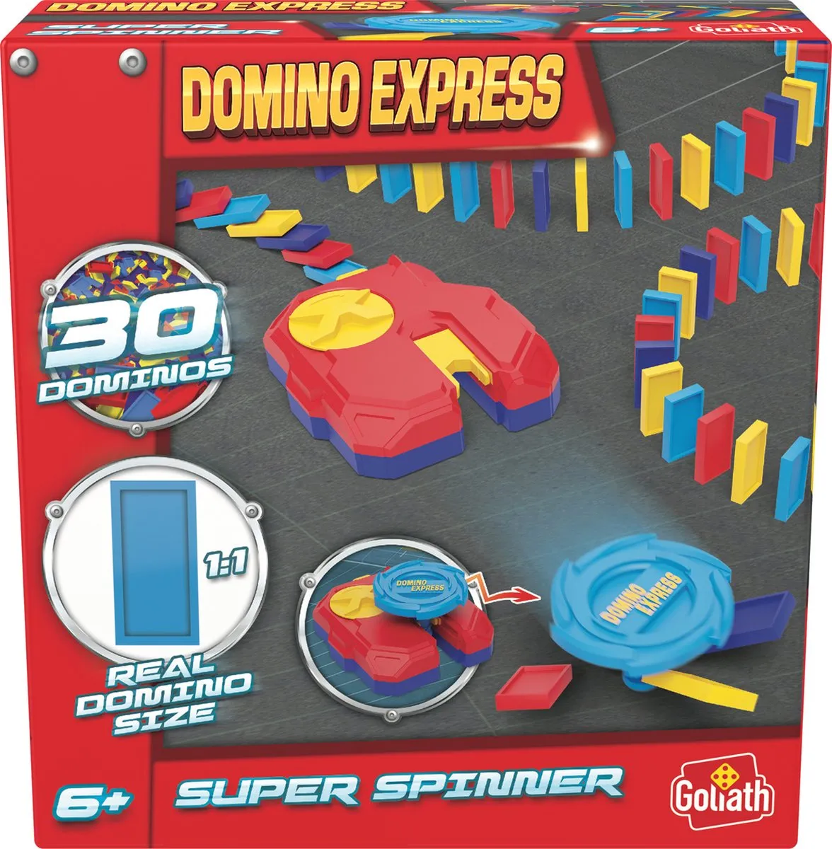 Goliath Domino Express Stunt Spinner - 32 Stukken - Multicolor