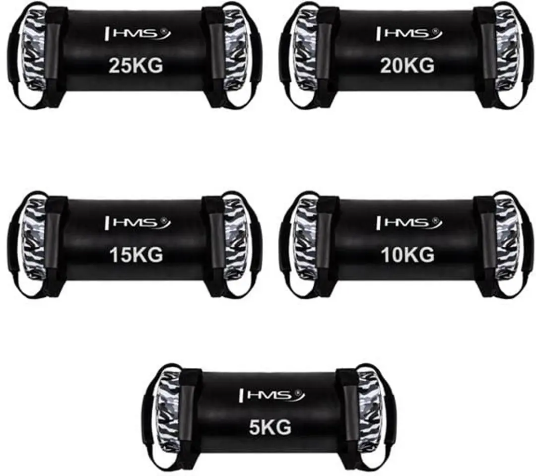 HMS WDC15 Krachtstation - 15 kg - Eco-Leer - Zwart