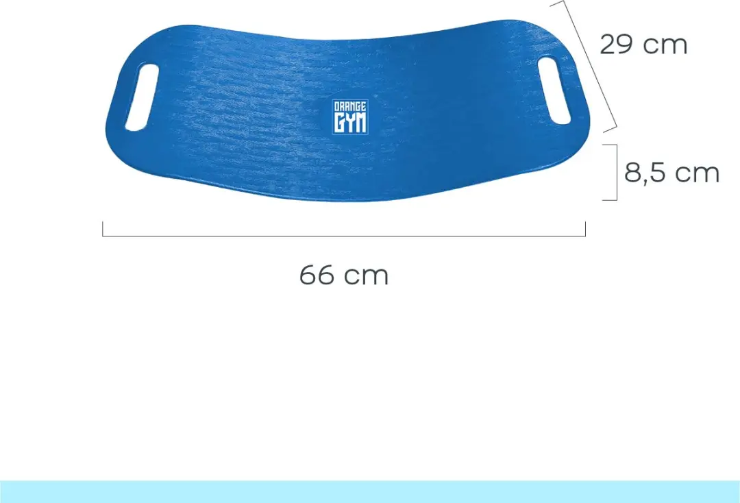 Orange Gym Core Fit & Twist Balance Board Blauw
