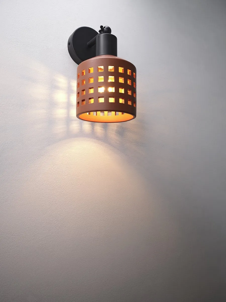 LEDVANCE Decor Clay Windows Wandlamp E27 - Bruin