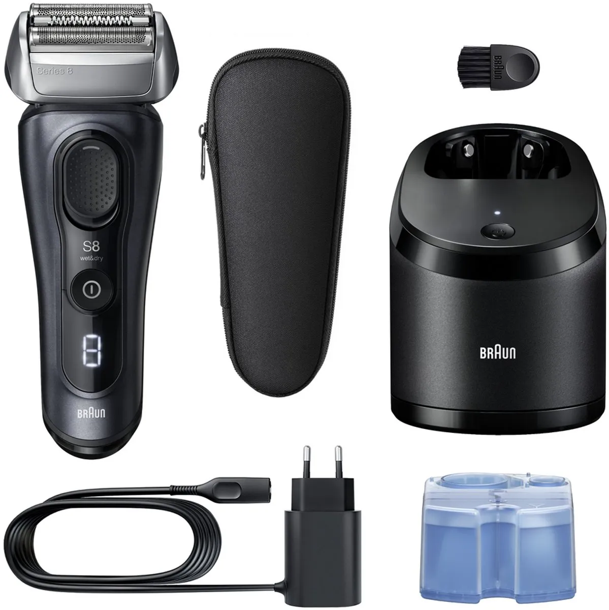 Braun Series 8 8663CC Scheerapparaat - Grijs