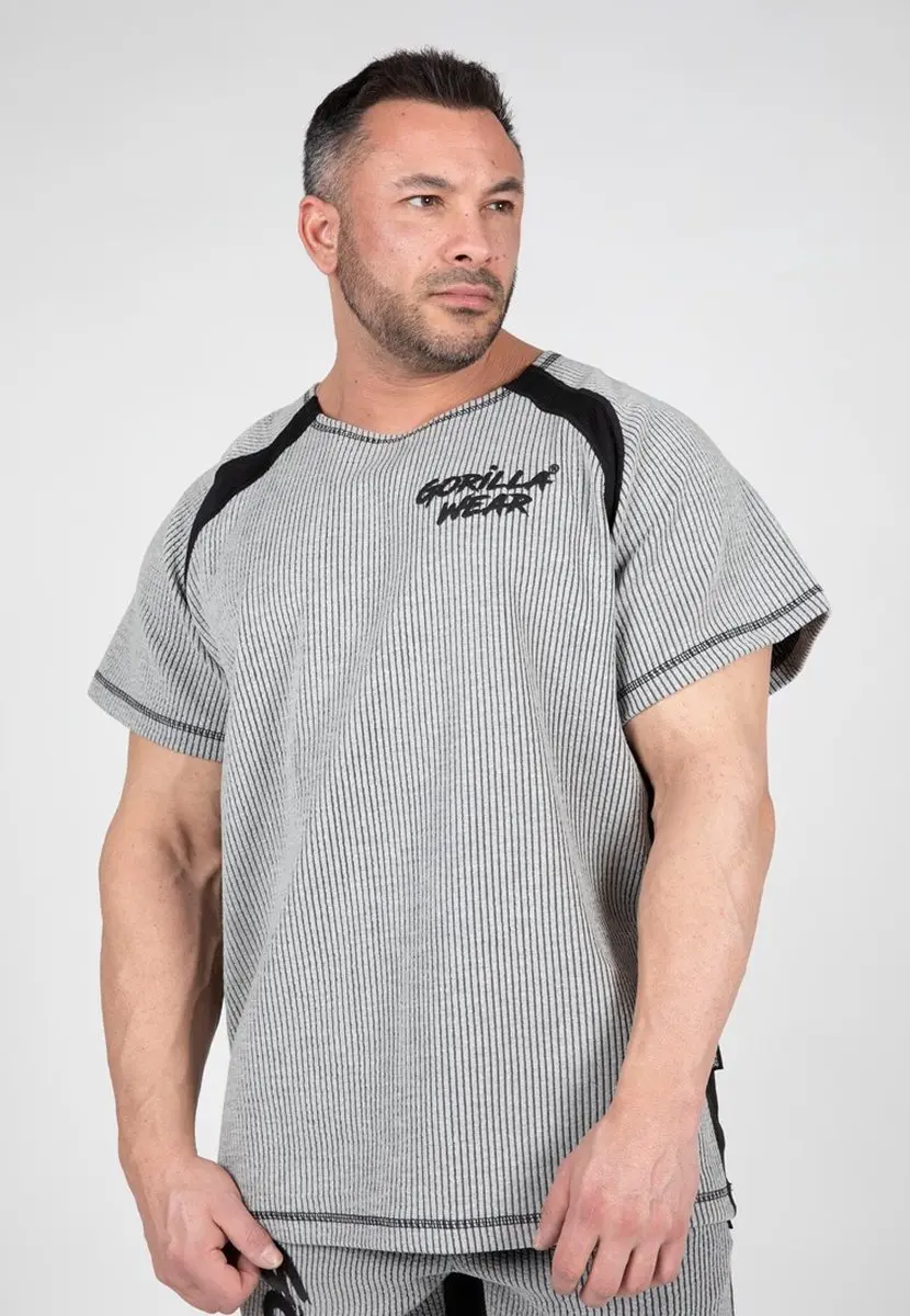 Gorilla Wear Augustine Old School Work Out Top - Grijs L/XL