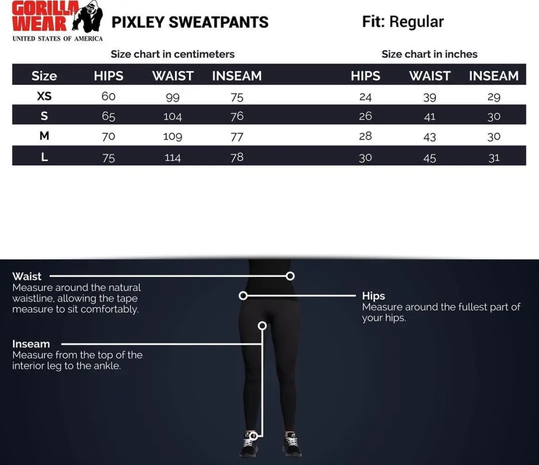 Gorilla Wear Pixley Joggingbroek - Grijs S