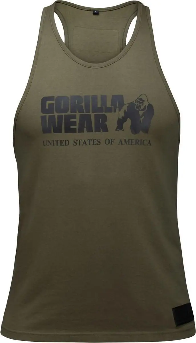 Gorilla Wear Classic Tanktop Legergroen XL