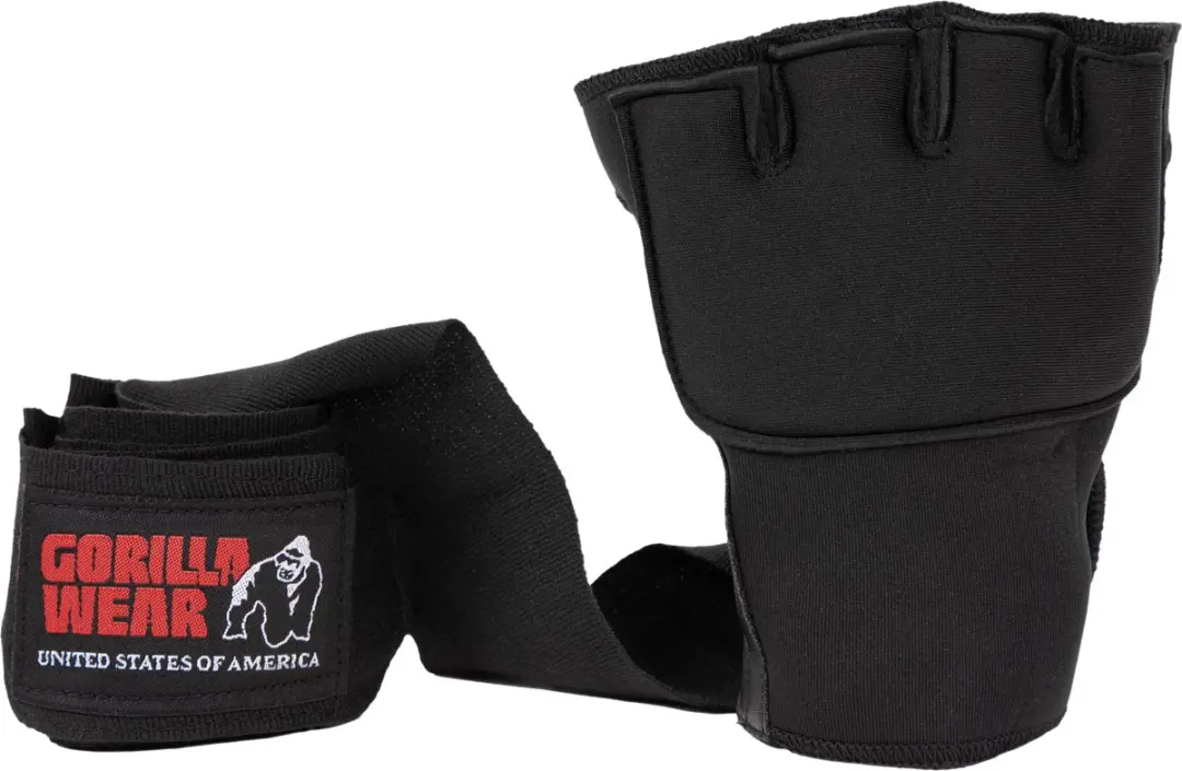 Gorilla Wear Gel Binnenhandschoenen L/XL - Knokkelbescherming - 16 oz - Zwart