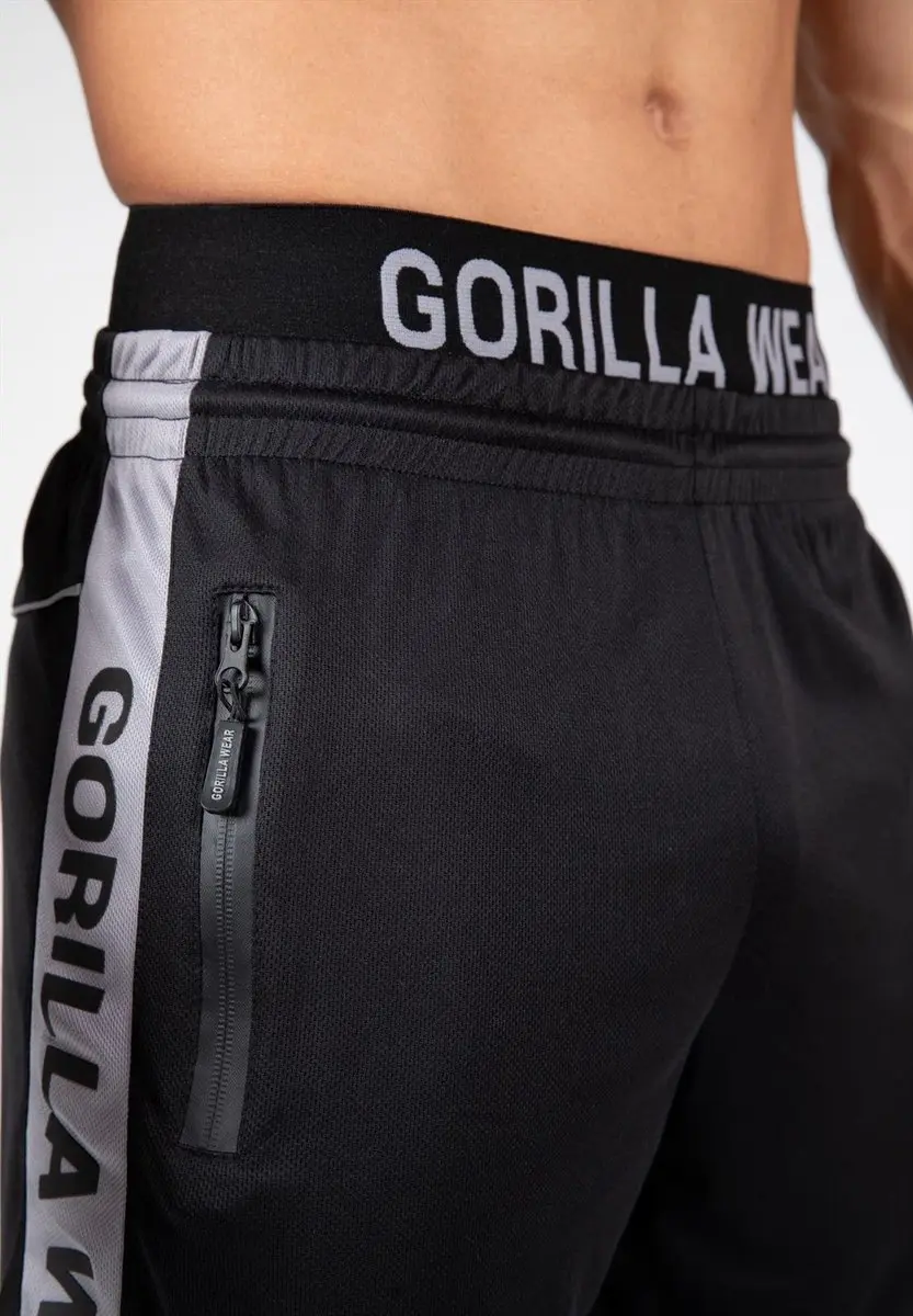 Gorilla Wear Atlanta Shorts S/M - Zwart/Grijs