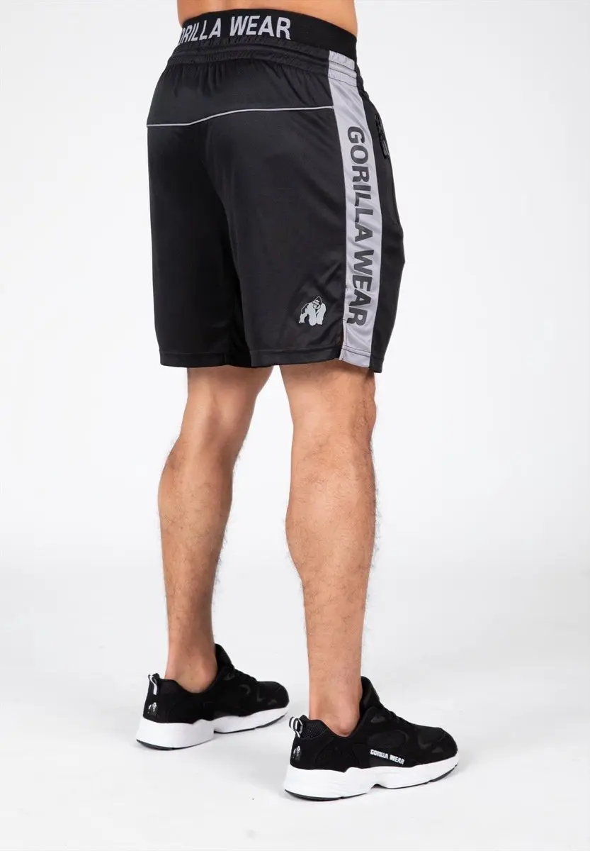 Gorilla Wear Atlanta Shorts S/M - Zwart/Grijs
